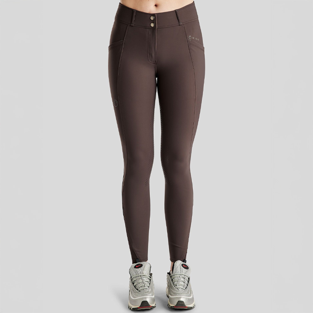 Culotte d'équitation MoZida Refined Crystals Full Grip Marron