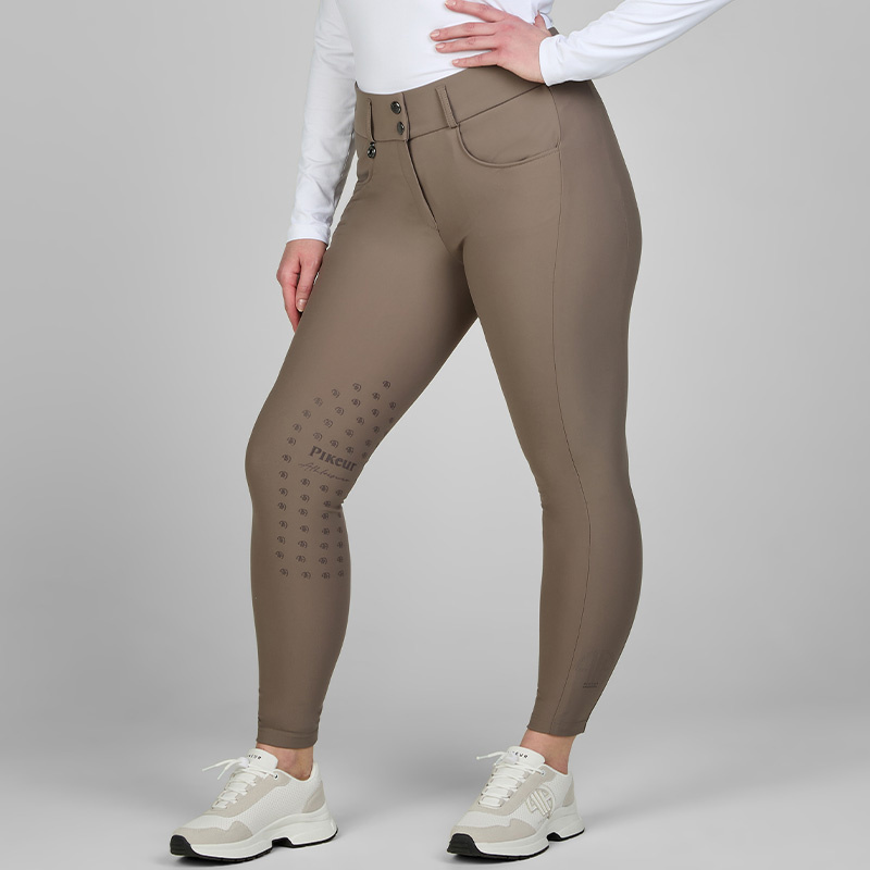 Pantalon d'équitation Amia SD genouillères beige
