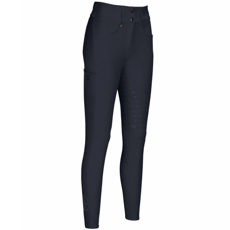 Pantalon d'équitation Amia SD GripTec FG Bleu Marine