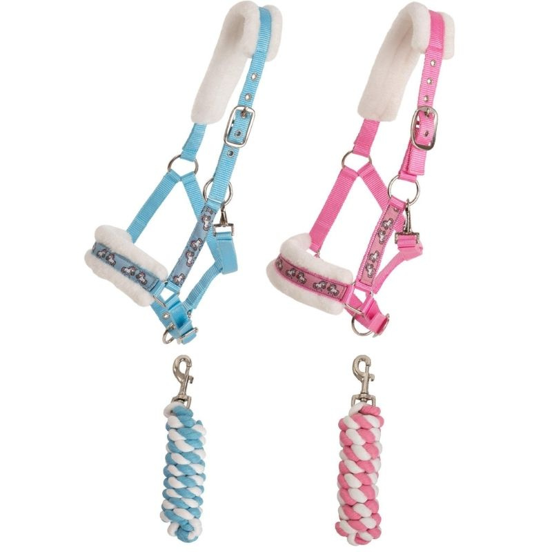 Longe d'attache Unicorn Edition Rose