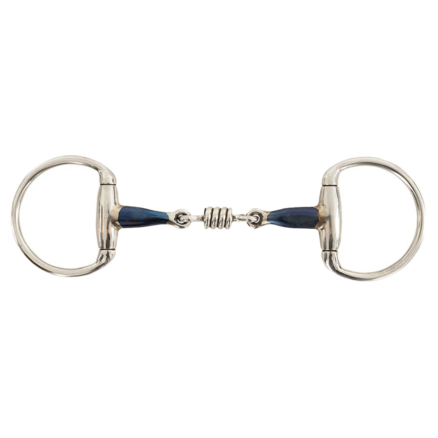 Mors olives à double brisure avec rouleaux Sweet Iron 14mm