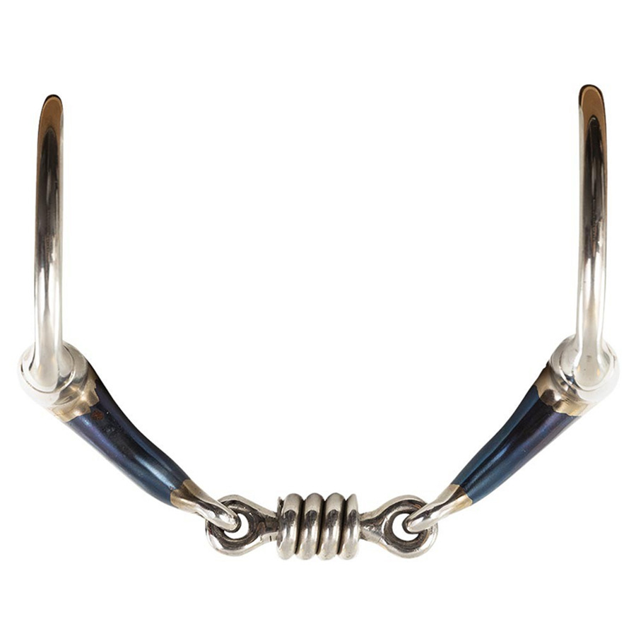 Mors olives à double brisure avec rouleaux Sweet Iron 14mm