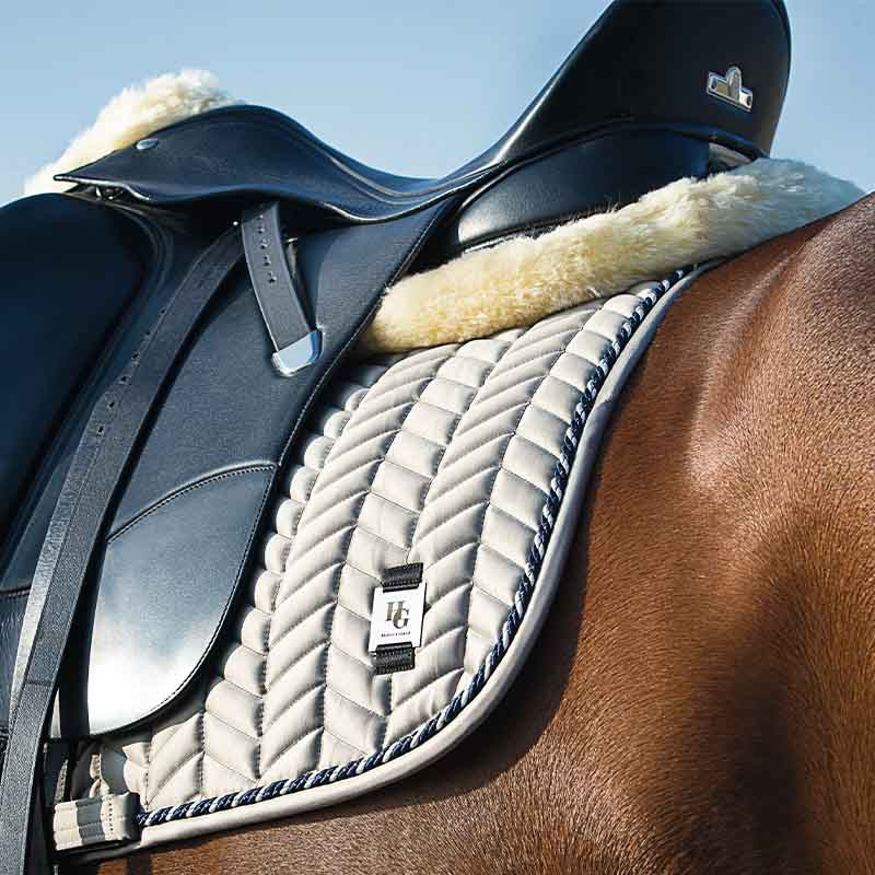 Tapis de peau de mouton MediLamb HG Noir/Naturel