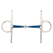 Mors olives Full Cheek Sweet Iron 14mm à simple brisure Mors olives Full Cheek Sweet Iron 14mm à simple brisure