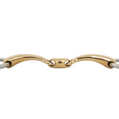 Mors à double brisure Soft Contact Bradoon 12mm Mors à double brisure Soft Contact Bradoon 12mm