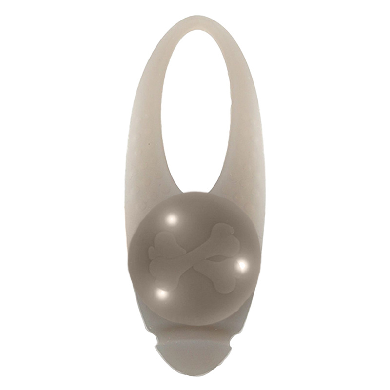 Lampe clignotante basique en silicone LED Gris