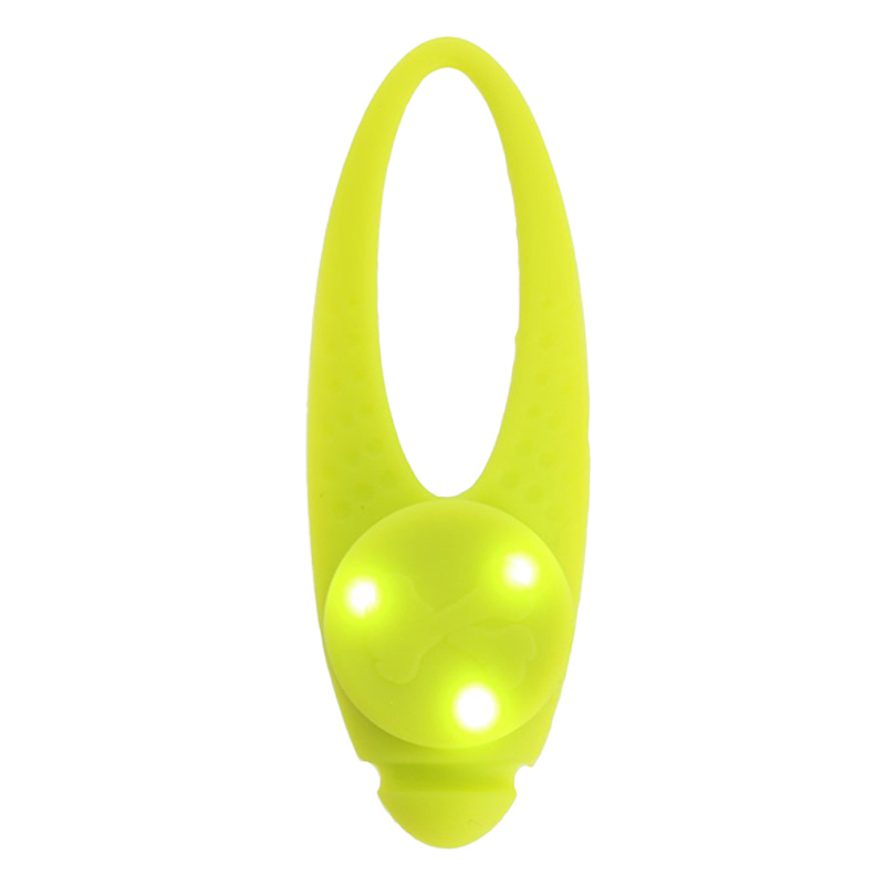 Lampe clignotante basique en silicone LED Jaune