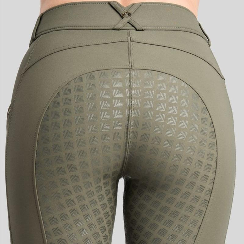 Culotte d'équitation MoVeronica Crystaltape Full Grip Forest Green