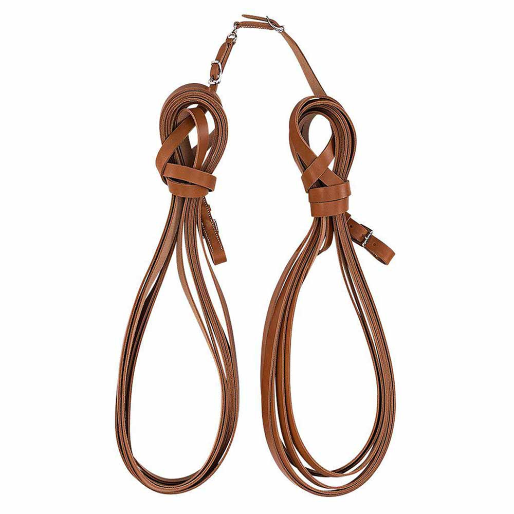 Rênes de longeage Marron clair