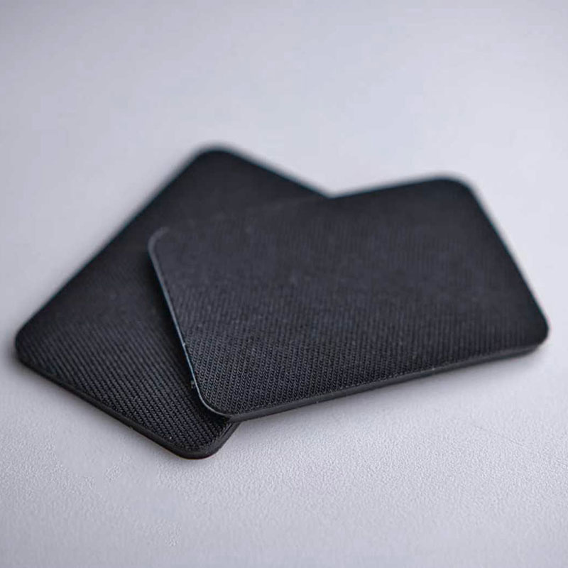 Patch de fixation pour Casque d'équitation Fabric Sticker 2-pack Noir
