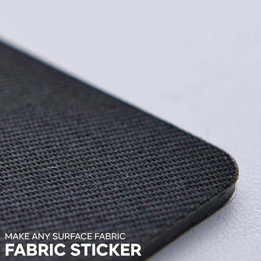 Patch de fixation pour Casque d'équitation Fabric Sticker 2-pack Noir