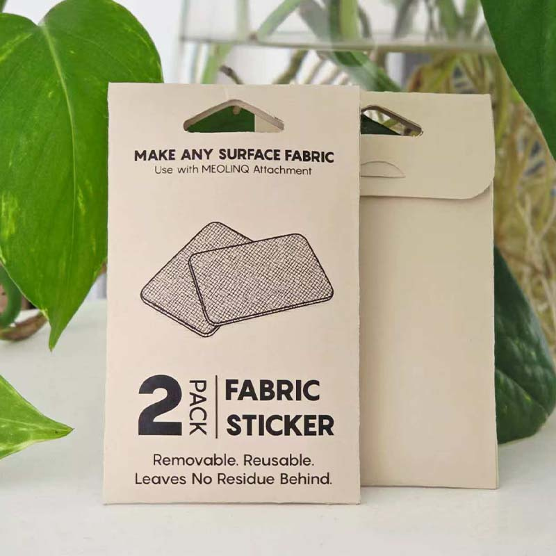 Patch de fixation pour Casque d'équitation Fabric Sticker 2-pack Noir