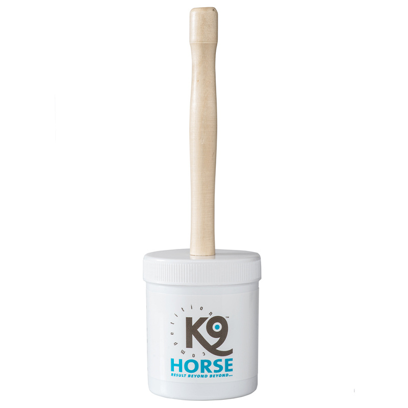 Brosse à sabot avec pot Blanc