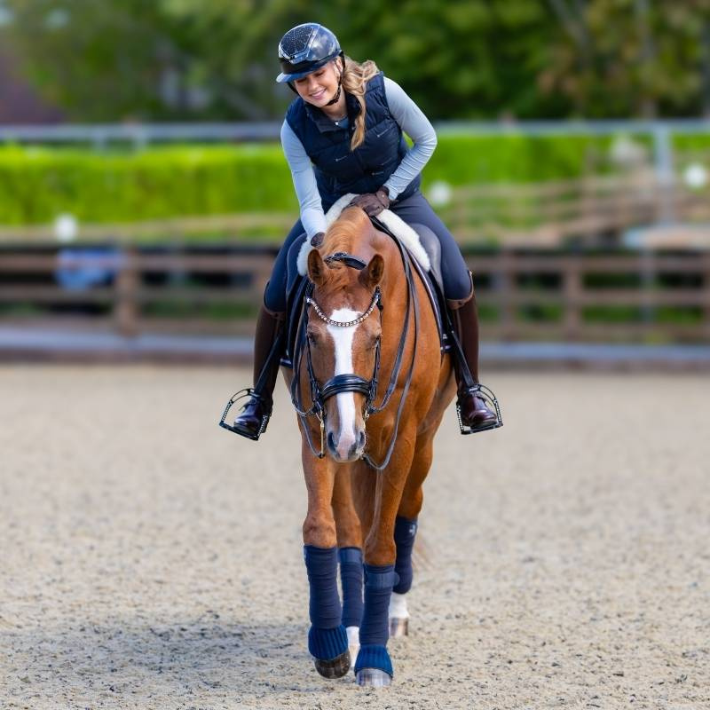 Gilet d'équitation Classic Insulated Bleu Marine