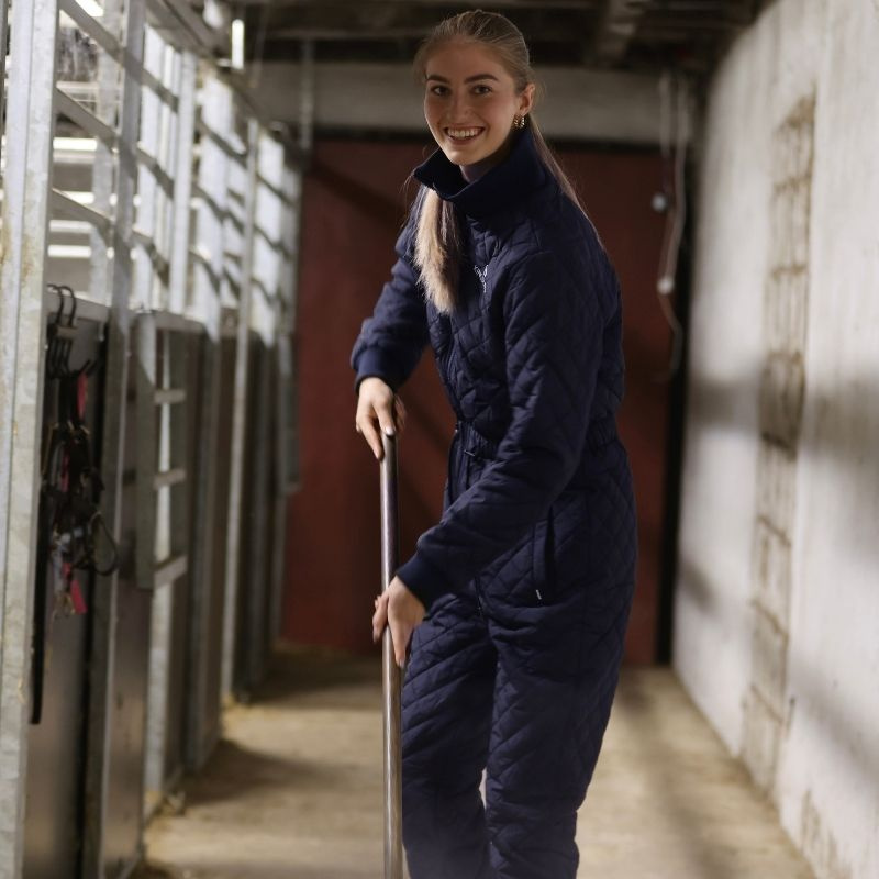 Combinaison Classic Quilted Onepiece Bleu Marine