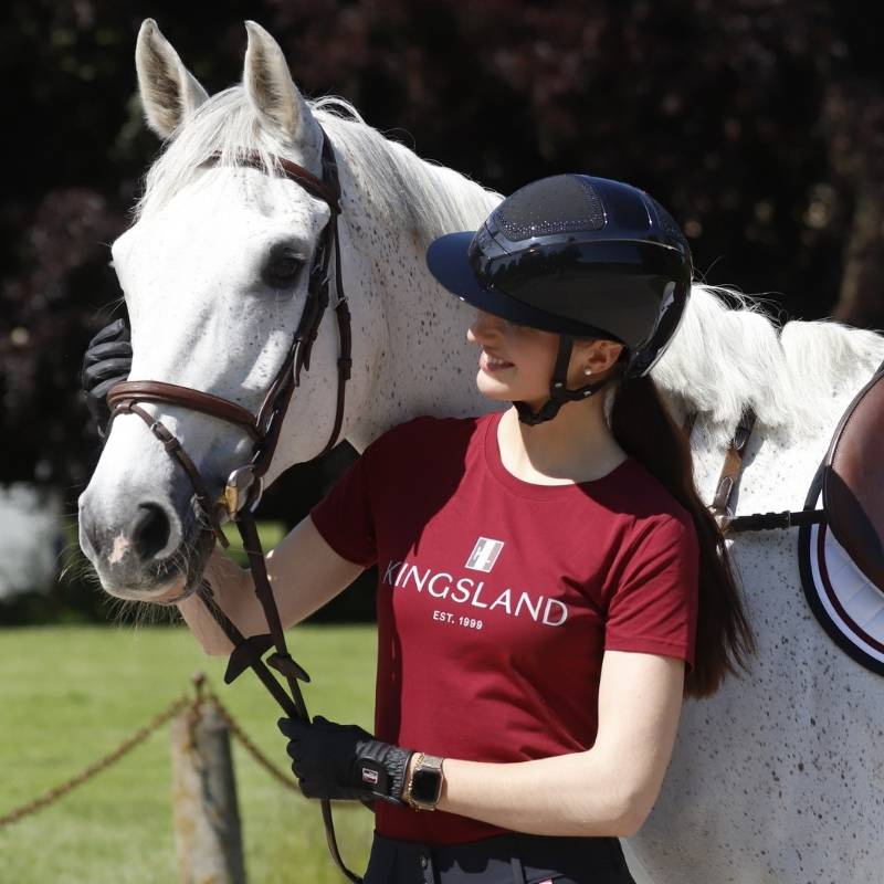 T-shirt Classic Logo Bordeaux