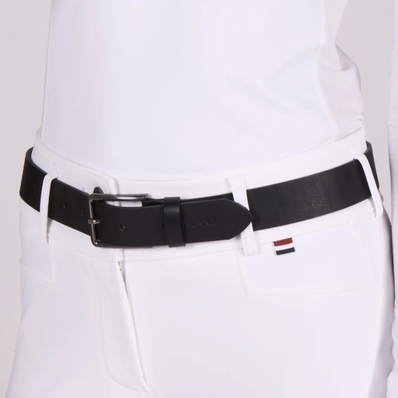 Ceinture en cuir Classic Unisex Noir