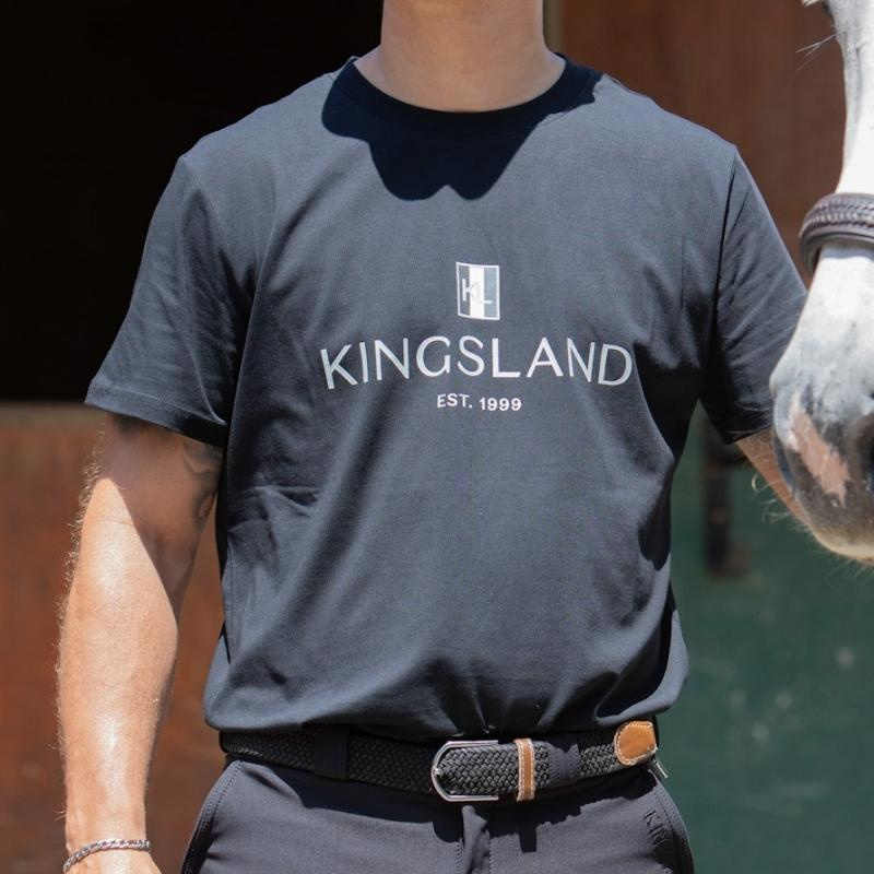 T-shirt Classic Mens Logo Noir