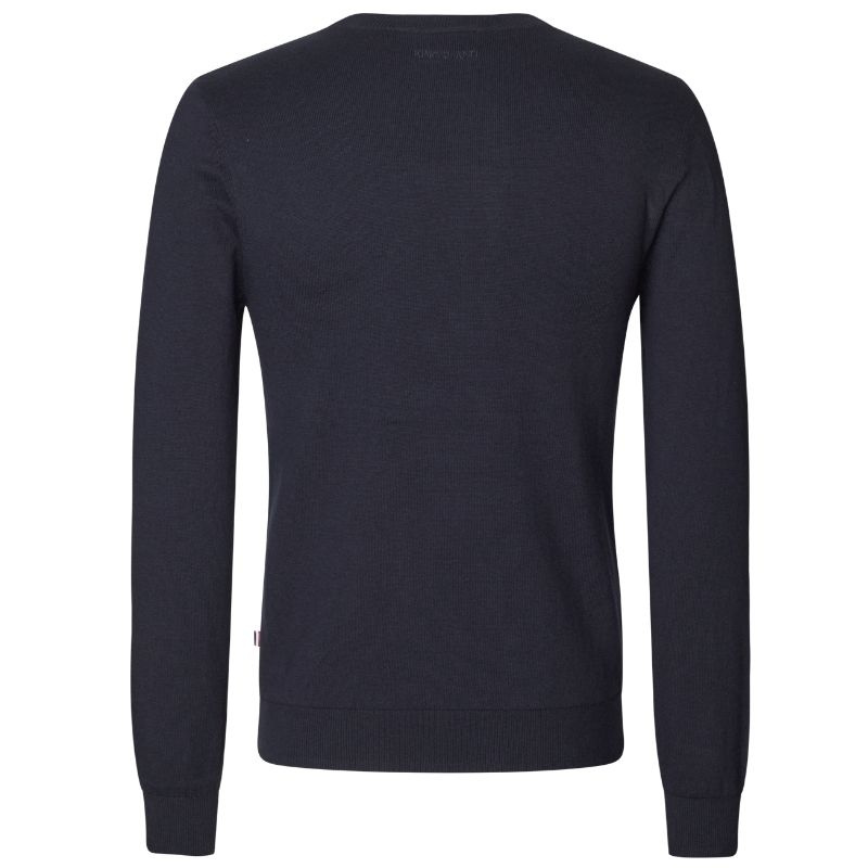 Pull Classic Mens O-Neck Pullover Bleu Marine