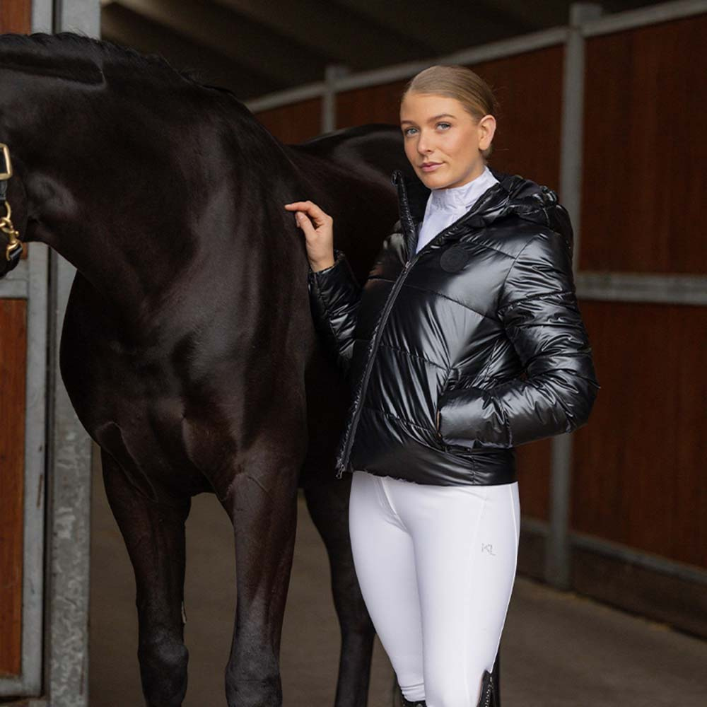 Veste d'équitation KLMadison Metallic Noir