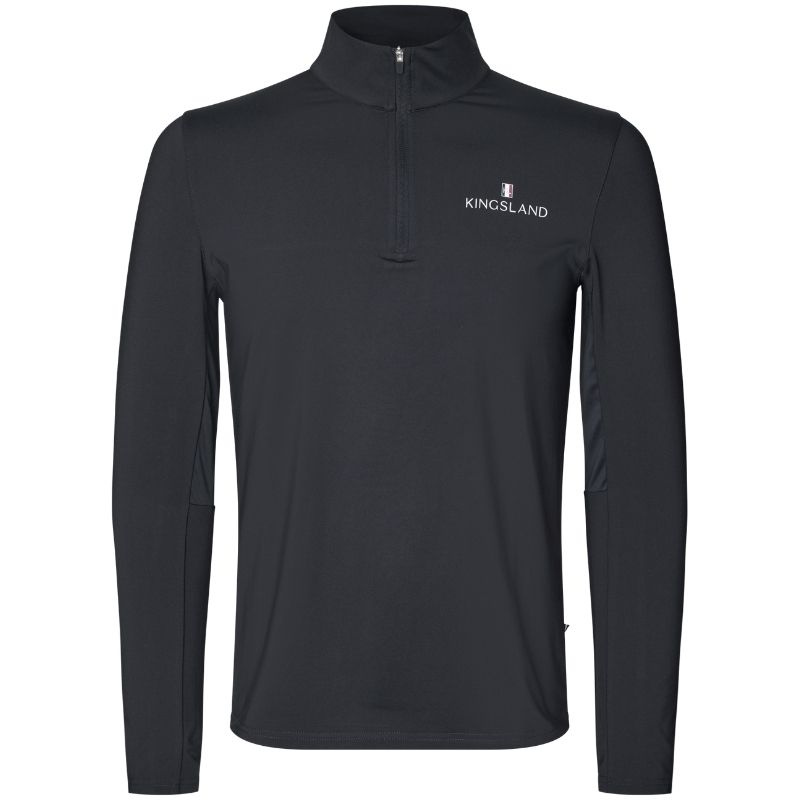 Haut d'équitation Classic Mens Training Shirt Bleu Marine