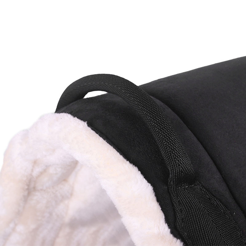 Tapis de monte à cru Fauxfur Noir  