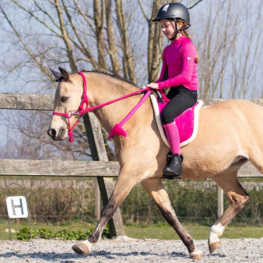 Tapis de monte à cru Fauxfur Rose