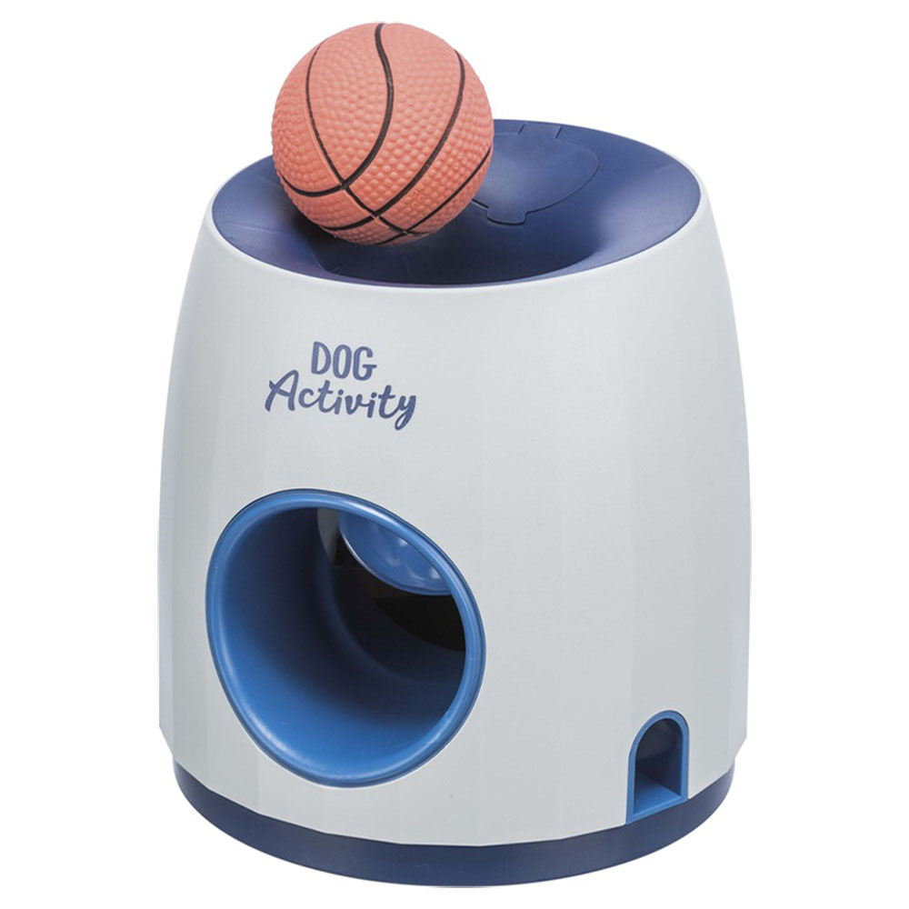 Jouet d'activation Balle et Friandise pour chien Bleu/Blanc
