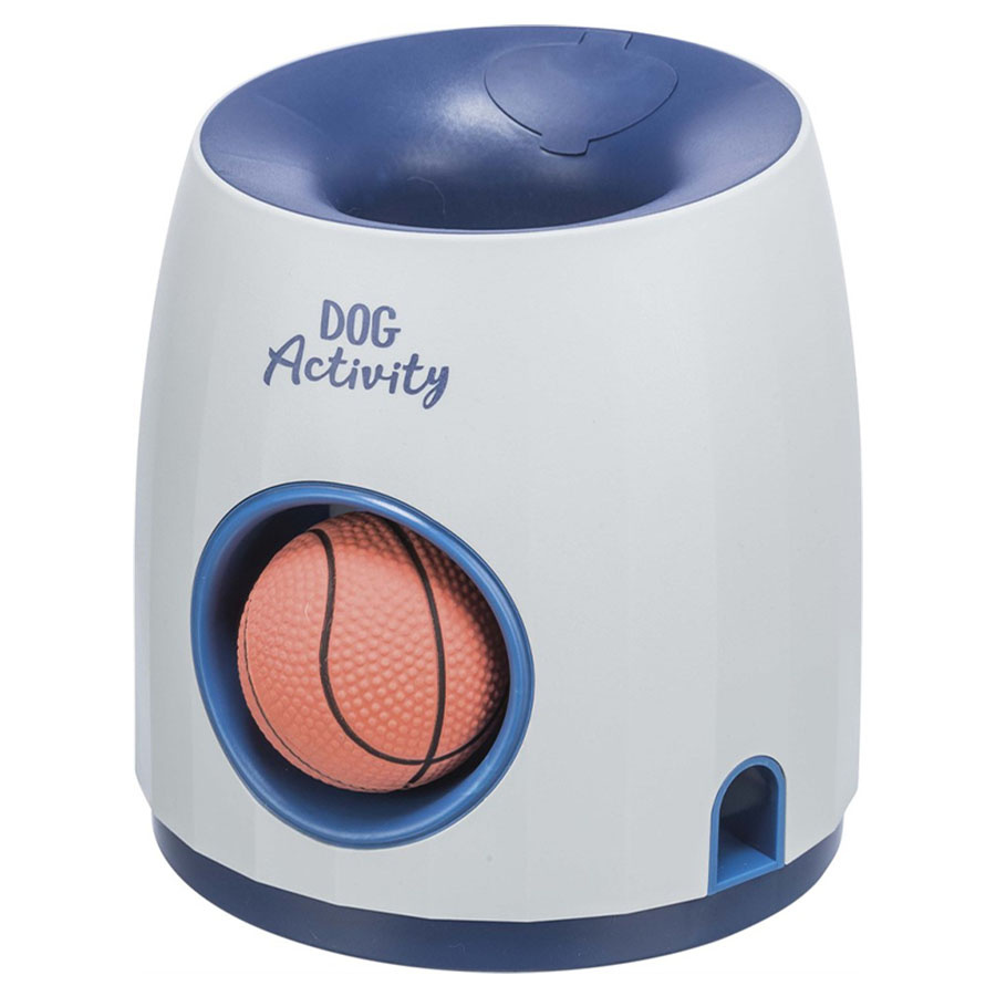 Jouet d'activation Balle et Friandise pour chien Bleu/Blanc