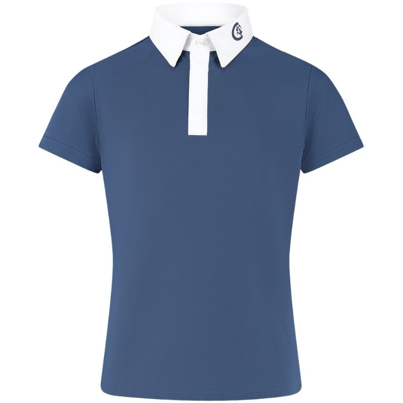Chemise de concours Enfant/Junior Boy Osaka Short Sleeve Bleu