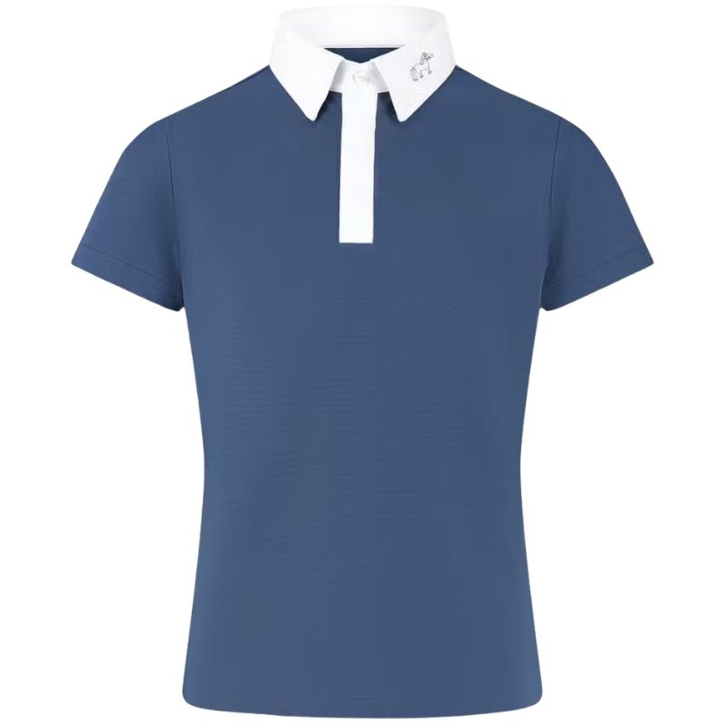 Chemise de concours Enfant/Junior Boy Osaka Short Sleeve Bleu