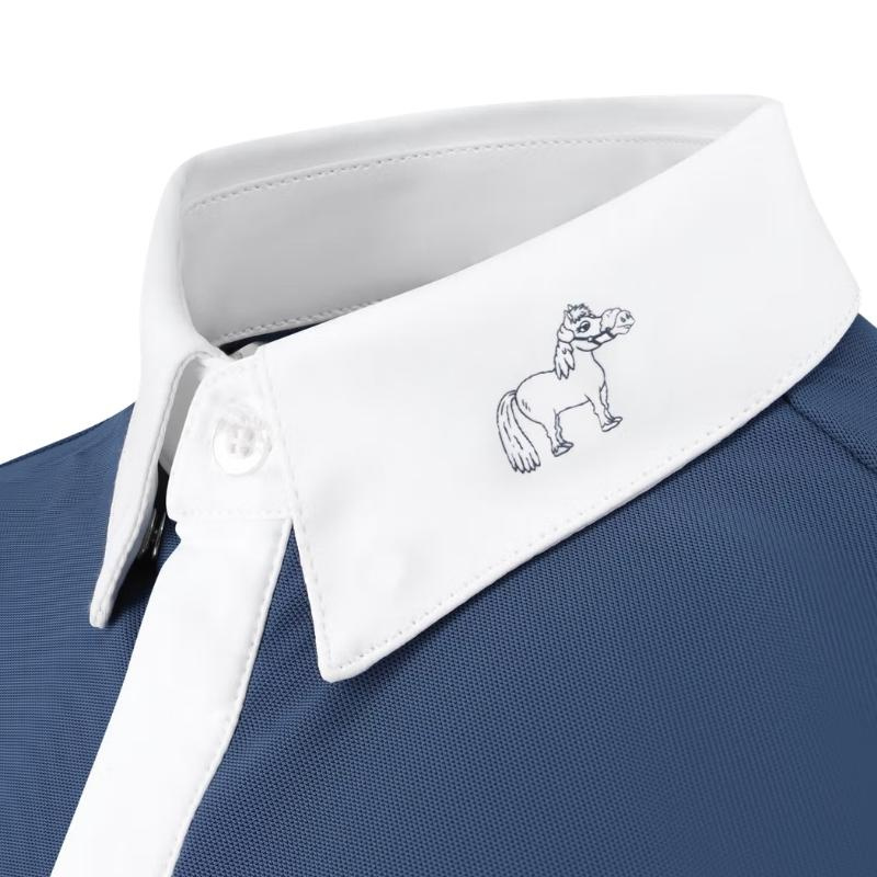 Chemise de concours Enfant/Junior Boy Osaka Short Sleeve Bleu