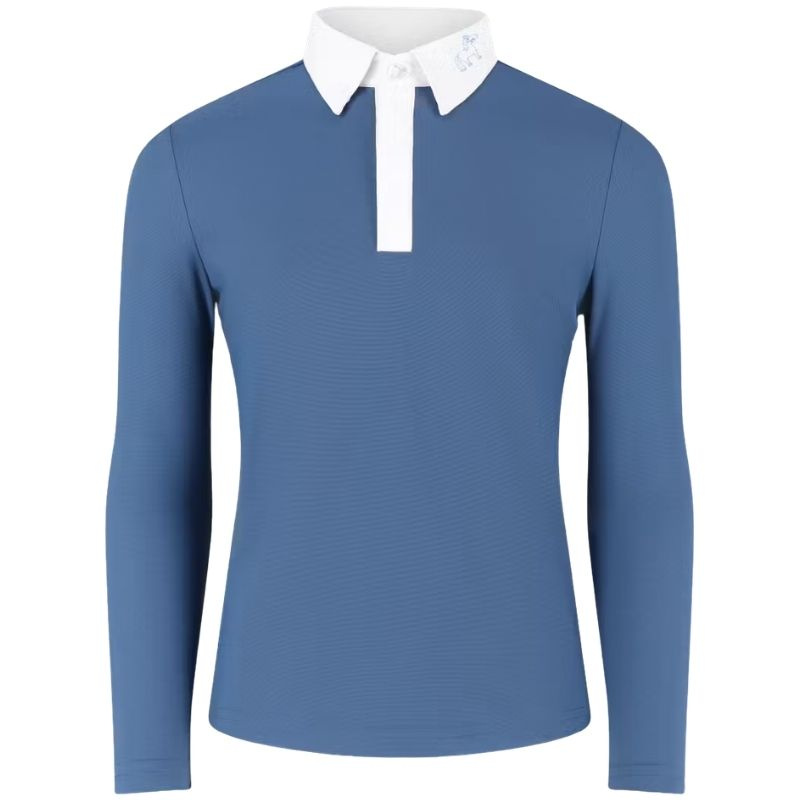 Chemise de concours Enfant/Junior Boy Osaka Long Sleeve Bleu