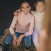Haut d’entraînement Enfant/Junior Girl Madrid Long Sleeve Vieux Rose Haut d’entraînement Enfant/Junior Girl Madrid Long Sleeve Vieux Rose