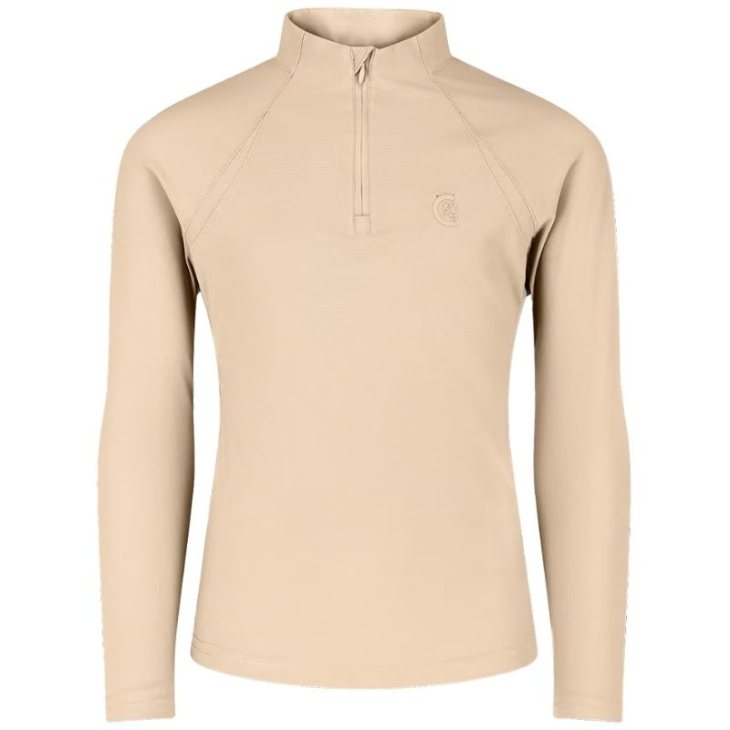Haut d’entraînement Enfant/Junior Girl Madrid Long Sleeve Beige