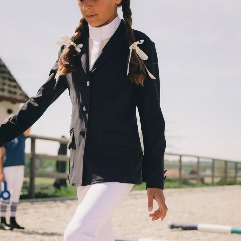 Veste de concours Enfant/Junior Girls Paris Bleu Marine