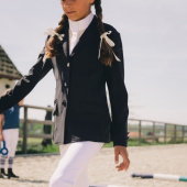 Veste de concours Enfant/Junior Girls Paris Bleu Marine Veste de concours Enfant/Junior Girls Paris Bleu Marine