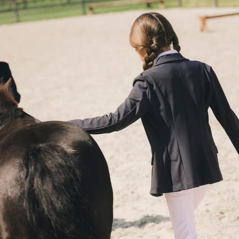 Veste de concours Enfant/Junior Girls Paris Bleu Marine