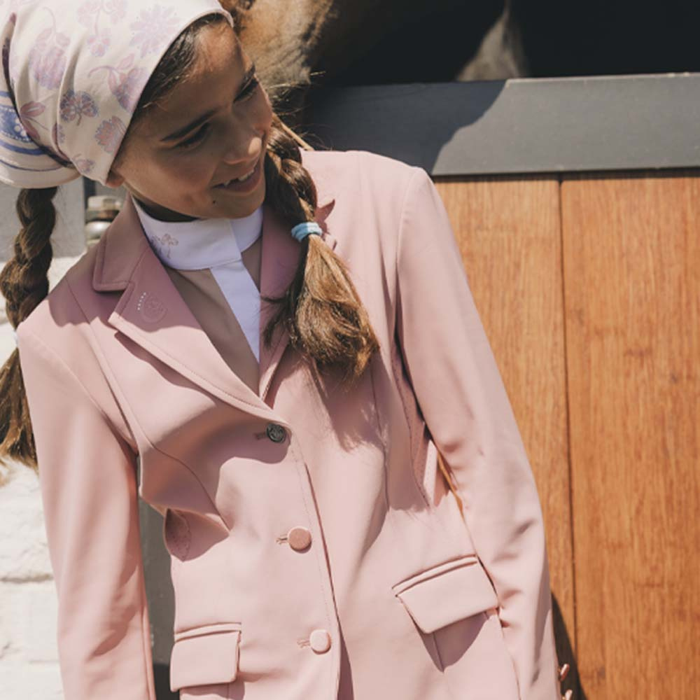 Veste de concours Enfant/Junior Girls Paris Rose