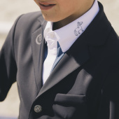 Veste de concours Enfant/Junior Boys Lyon Bleu Marine Veste de concours Enfant/Junior Boys Lyon Bleu Marine