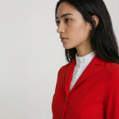 Veste de concours Women Classic Rouge Veste de concours Women Classic Rouge
