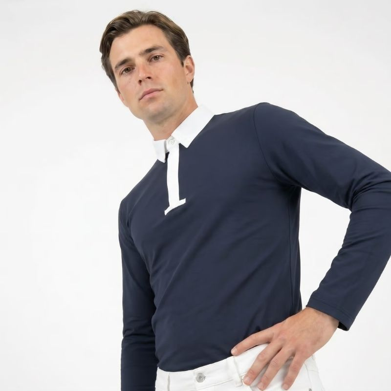 Chemise de concours Homme Classic Long Sleeve Bleu Marine