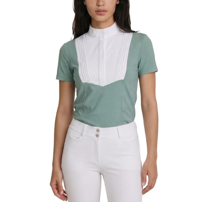 Haut de concours Heritage Air Short Sleeve Vert menthe