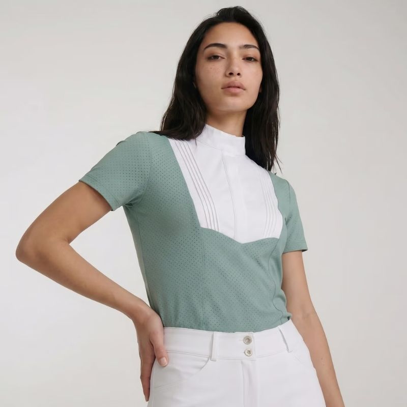 Haut de concours Heritage Air Short Sleeve Vert menthe