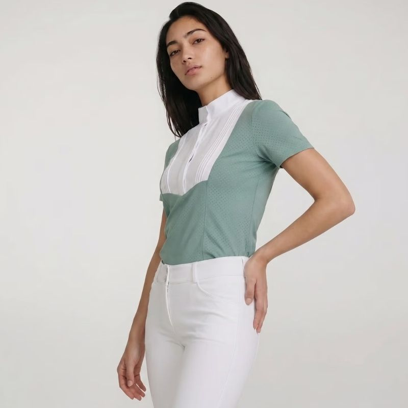 Haut de concours Heritage Air Short Sleeve Vert menthe