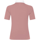 Haut de concours Classic Glitter Zipper Short Sleeve Vieux Rose Haut de concours Classic Glitter Zipper Short Sleeve Vieux Rose
