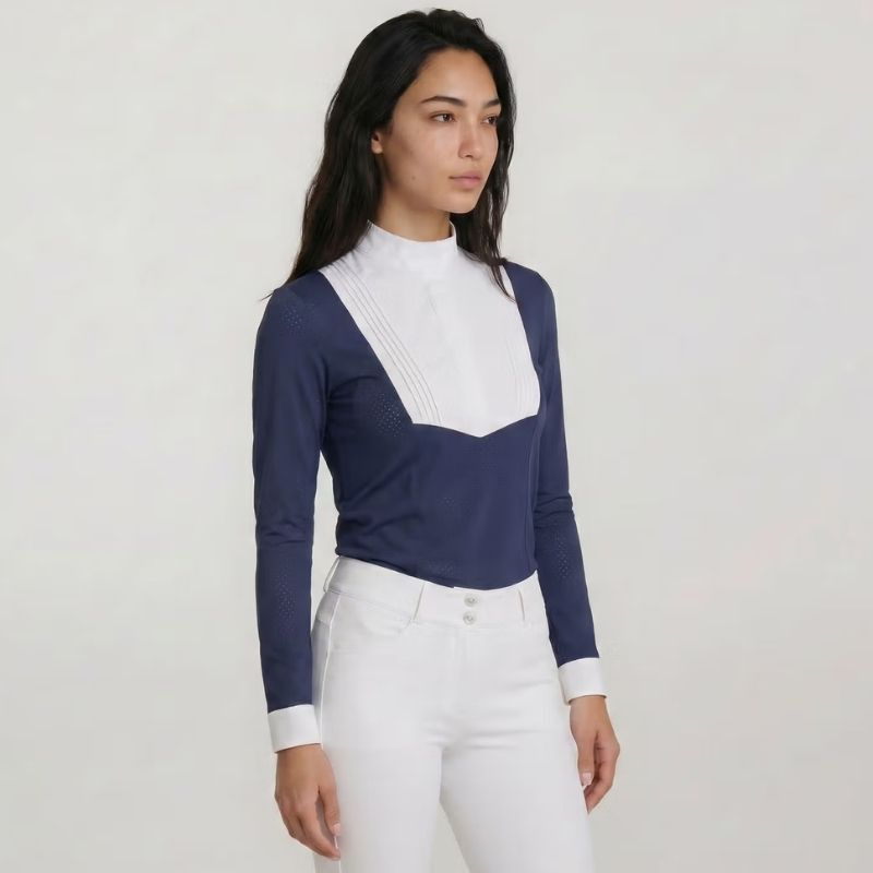 Haut de concours Heritage Air Long Sleeve Bleu Marine