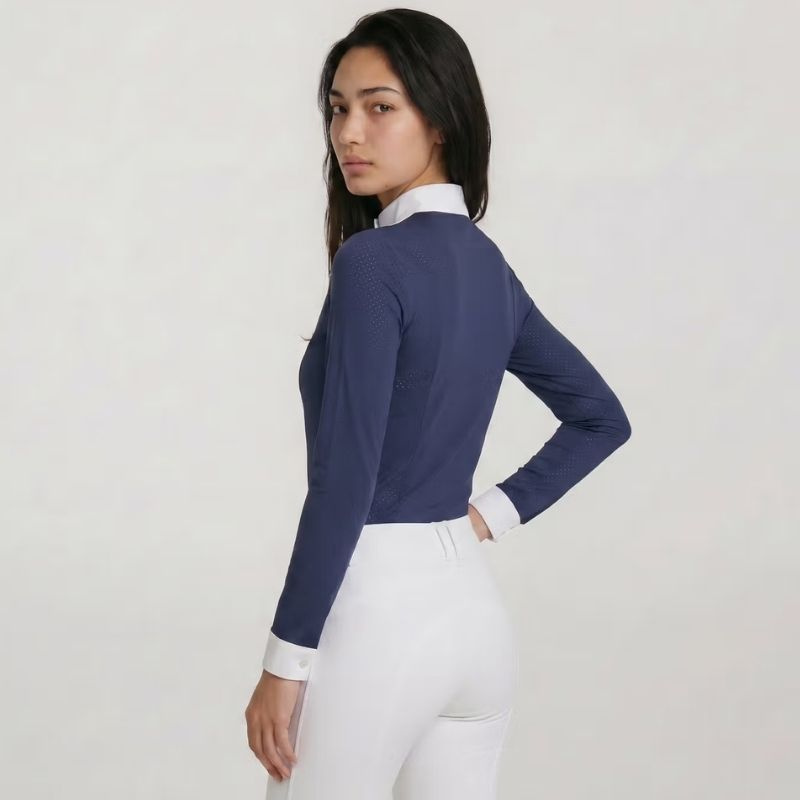 Haut de concours Heritage Air Long Sleeve Bleu Marine