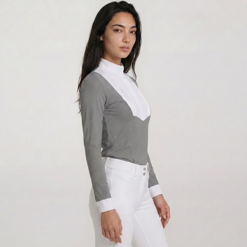 Haut de concours Heritage Air Long Sleeve Gris