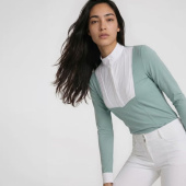 Haut de concours Heritage Air Long Sleeve Vert menthe Haut de concours Heritage Air Long Sleeve Vert menthe